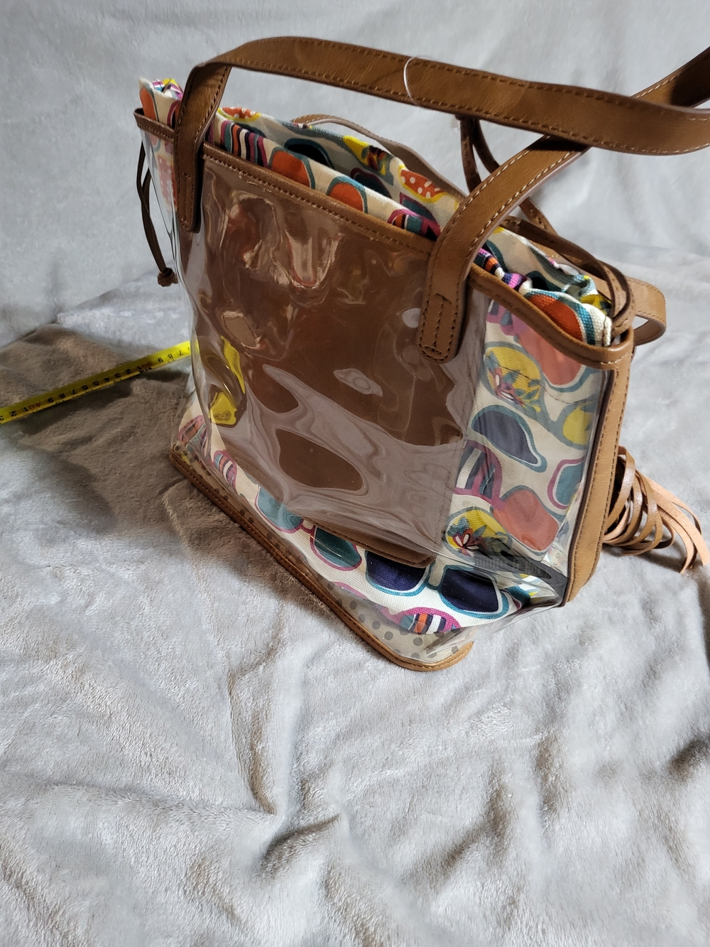 Relic Clear Vinyl Tote With Canvas Insert - Picture 5 of 9